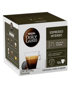 Cafe 16 Capsulas Nescafe Espresso Intenso