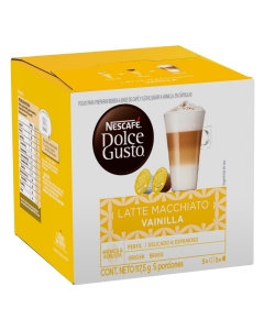 Cafe 16 Capsulas Nescafelatte Macchiato Vainilla