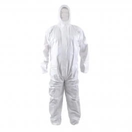 Overol Buzo Desechable Laminado Blanco