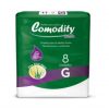 Pañales Adulto Unisex Incontinencia Fuerte Basic Talla G 8 UND