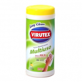Paño Toalla Desinfectante Easy Clean Aroma Limón 35 UND