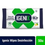 Paño Toalla Desinfectante Wipes Aroma Frescura Cítrica 50 UND