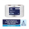 Papel Higiénico Alto Metraje H/S Económico 500 MT x 4 Rollos