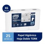 Papel Higiénico Bajo Metraje H/D Premium 25 MT x 6 Rollos