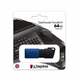 Pendrive USB 3.2 Flashdrive DataTraveler Exodia de 64GB