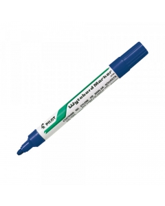 Marcador Pizarra Metalico Recargable Punta Redondaazul