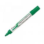 Marcador Pizarra Metalico Recargable Punta Redondaverde