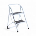Piso Escalera Plegable Metálico Fuerte 2 Peldaños