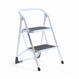 Piso Escalera Plegable Metálico Fuerte 2 Peldaños