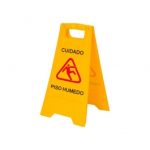 Señalética Piso Húmedo Amarilla