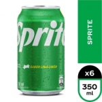 Bebida Lata Sprite Normal Pack 6 UND 350 ML
