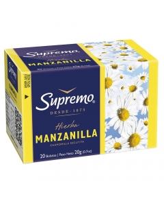 Te Hierbas Manzanilla 20 Bolsas