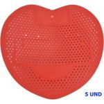 Tapete Urinario Aromático color Rojo Pack 5 UND
