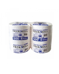 Papel Higienico Alto Metraje HS 500 MT x 6 Rollos