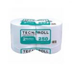 Toalla de Papel Alto Metraje HS Blanca 250 MT x 2 Rollos