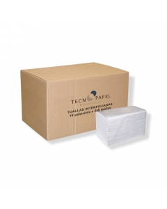 Toalla de Papel Interfoliada HS Blanca 250 Hjs x 18 Pqtes