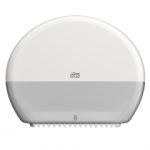 Dispensador Papel Higienico Alto Metraje Tork Elevation Miniplastico Blanco