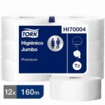 Papel Higienico Alto Metraje HD Premium 160 MT x 12 Rollos
