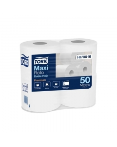 Papel Higienico Bajo Metraje HD Premium 50 MT x 4 Rollos