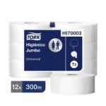 Papel Higienico Alto Metraje HS Universal 300 MT x 12 Rollos
