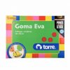 Bolson Goma Eva 6 Pliegos 6 Colores 20 x 30 CM
