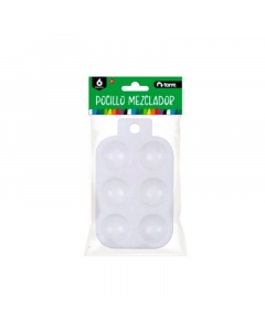 Mezclador 6 Cav Plastico Blanco