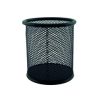 Porta Lapices Malla Metalico Negro