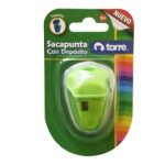 Sacapunta Plastico Con Deposito Estrella Colores Surtidos