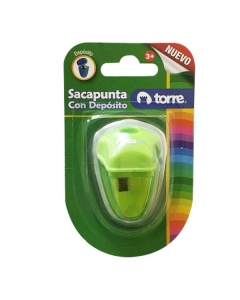 Sacapunta Plastico Con Deposito Estrella Colores Surtidos