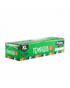 Tempera 12 Colores Formato Xl