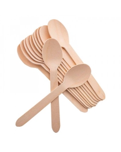 Cucharas de Madera Ecologicas 17 CM 100 UND