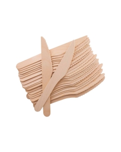 Cuchillos de Madera Ecologicos 17 CM 100 UND
