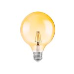 Ampolleta Philips Globo G120 2700K Vidrioambar 7W-50W 220V