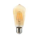Ampolleta Tipo Pera Vintage 6W 2500K E27
