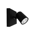 Apliqué Nazca a Muro Negro Base 1xGU10 para Interior 220V. no Incluye Ampolleta.