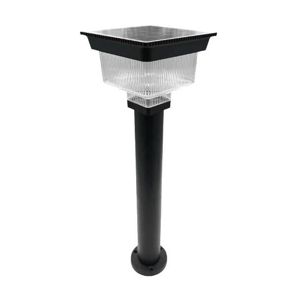 bollard-solar-led-10w-3cct-dimensiones-190mm-h630 Bollard Solar LED 10W 3CCT Dimensiones Φ190mm*H630mm. Bateria de Litio 4.2V/4.4AH, IP65, Color Negro - Imagen 1
