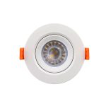 Downlight Spot LED 3W 3000K 80LM/W ⌀70x43MM Plastico 220V