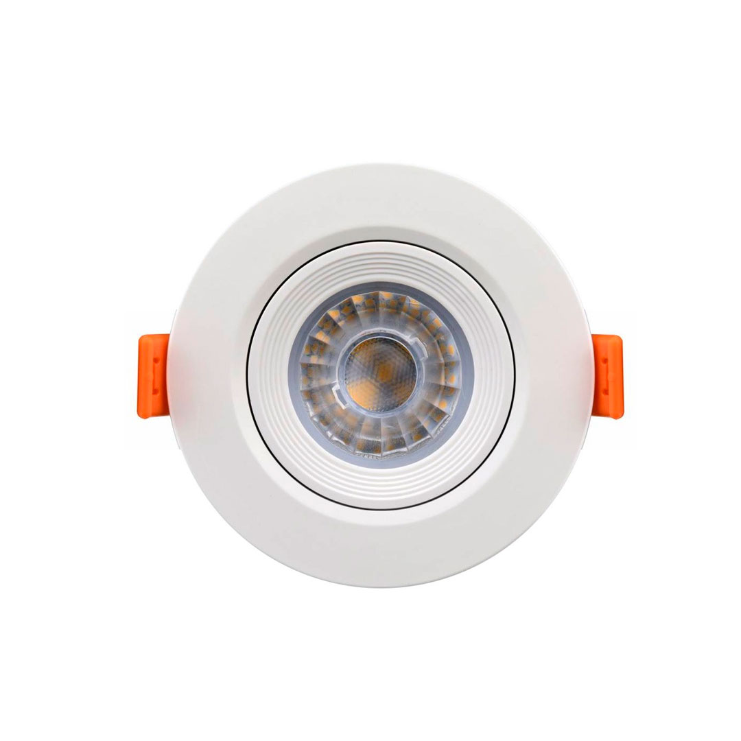 downlight-spot-led-3w-4300k-80lm-w-70x43mm-plasti Downlight Spot LED 3W 4300K 80LM/W ⌀70x43MM Plastico 220V - Imagen 1