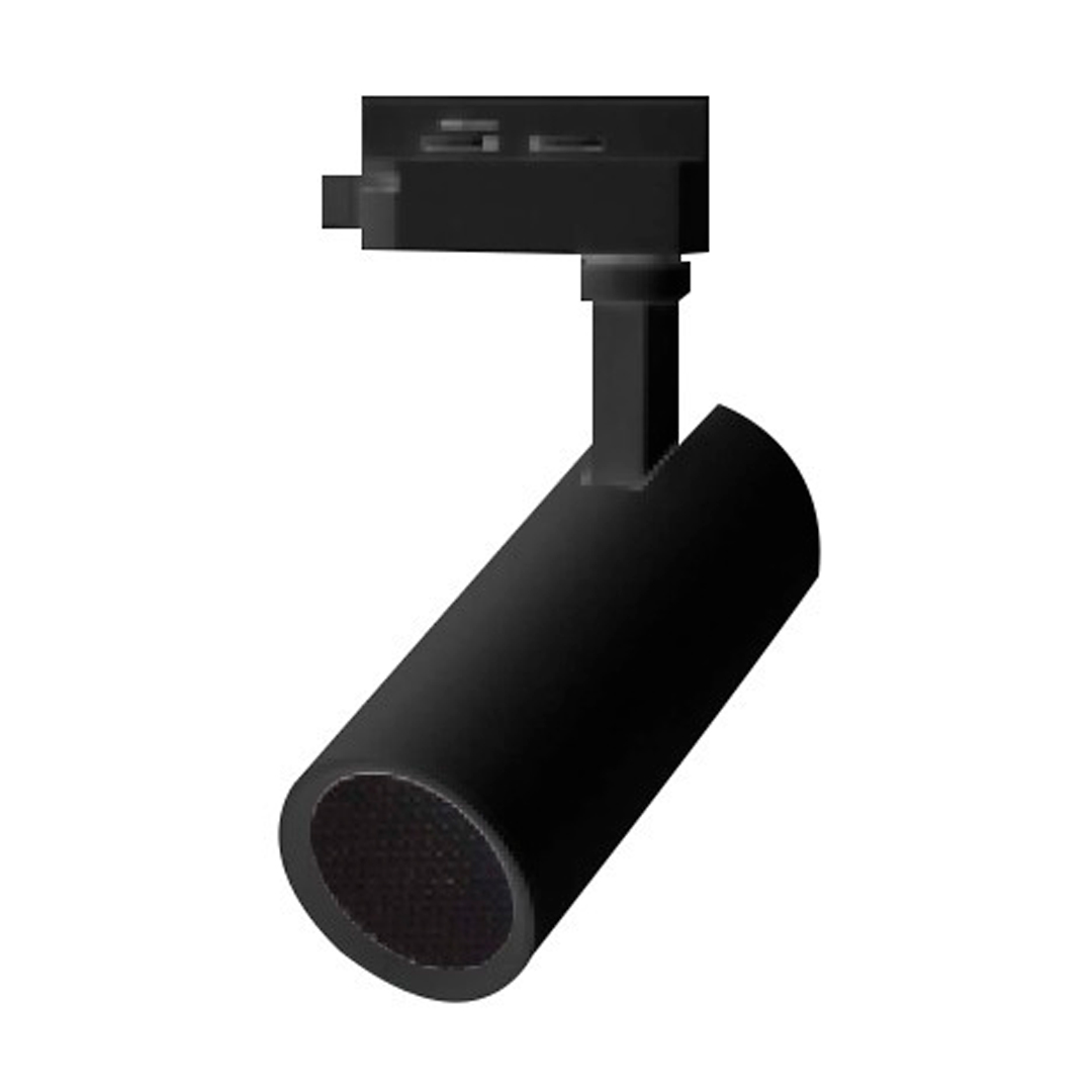 foco-a-riel-negro-mate-1xgu10-monof-sico-ip20-220v-1 Foco a Riel Negro Mate 1XGU10 Monofásico IP20 220V Dimensiones Ø60 x 140 MM - Imagen 1
