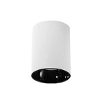 Foco Cilindro Blanco Reflector Negro Sobrepuesto 25W 3.000°K IP20, Dimensiones: Ø96*150MM