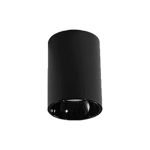 Foco Cilindro Negro Sobrepuesto 25W 3.000°K IP20, Dimensiones: Ø96*150MM