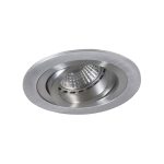 Foco Empotrado a Cielo Abatible 1XGU10 Aluminio IP20 220V Dimensiones 92*24MM. no Incluye Ampolleta