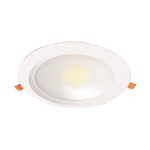 Foco Empotrado a Cielo Tipo PL, 8" 25 Watts, SMD Empavonado, 2.250 LM, 4.000°K, 120°, 220V,