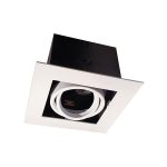 Foco Tipo Puzzle Empotrado Cielo Gris 1XGU10 MÁX 50W (Producto sin Garantia)