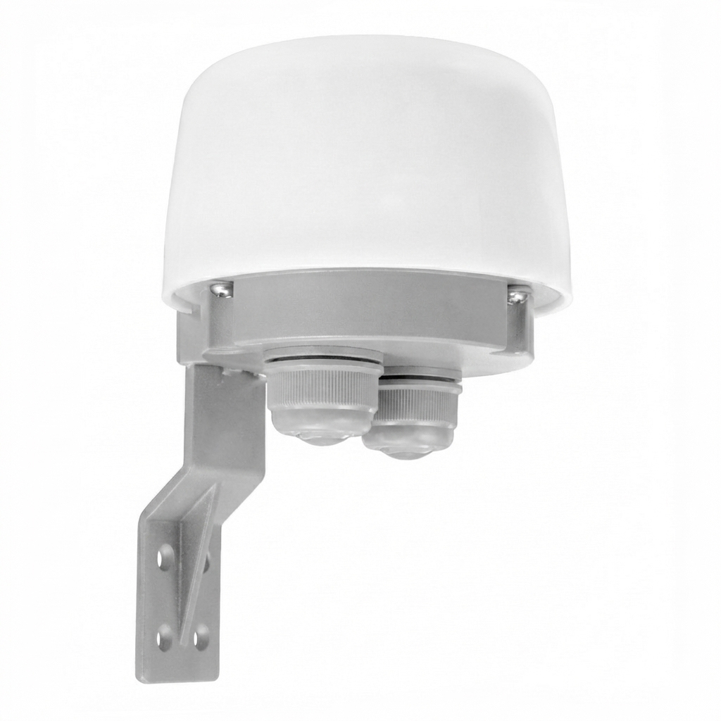 fotocelda-1000w-220-240v-ac-50-60hz-ip65-color Fotocelda 1000W, 220-240V/AC, 50/60HZ, IP65, Color Gris, Dimensiones: Ø77,5*114mm - Imagen 1