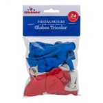 Globos Tricolor 24 UND