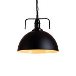 Lámpara Colgante Azabache, 1XE27, Color Negro, 220V, Ø300X250MM. no Incluye Ampolleta.