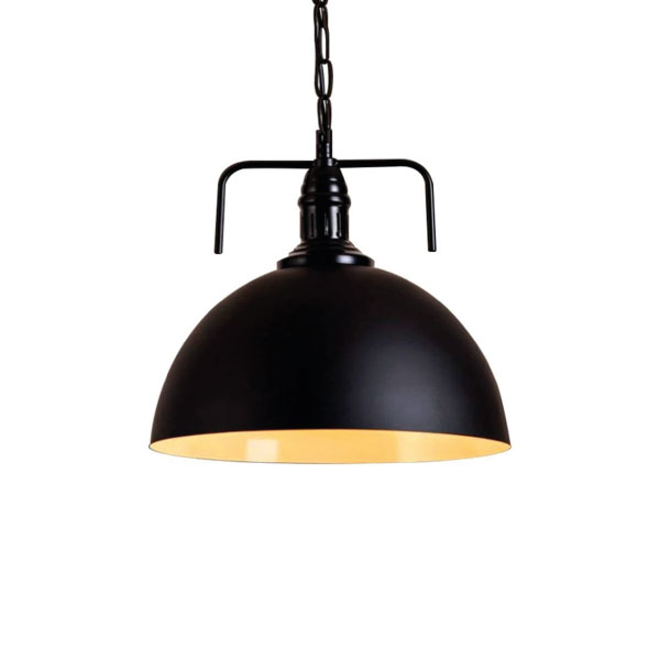 l-mpara-colgante-azabache-1xe27-color-negro-220 Lámpara Colgante Azabache, 1XE27, Color Negro, 220V, Ø300X250MM. no Incluye Ampolleta. - Imagen 1