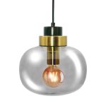 Lámpara Colgante Vidrio II, 1XE27, 220V, Ø220X140MM. no Incluye Ampolleta.