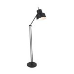 Lámpara de PIE Metal Negro 1XE27 IP20 220V. Dimensiones 300*1380 MM no Incluye Ampolleta